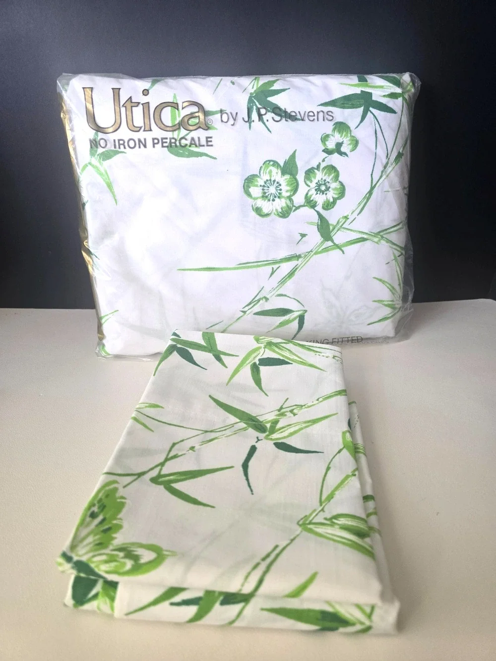 New Utica Bamboo California King Fitted Sheet & 1 pillow case